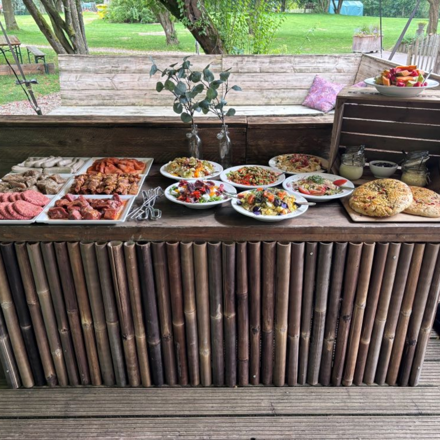 Buffetopstelling Horeca Bbq